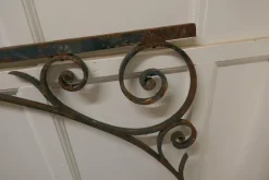 Pamono 19th Century French Wrought Iron Gate Post Corners, 1850s, Set of 2><noscript><img width=