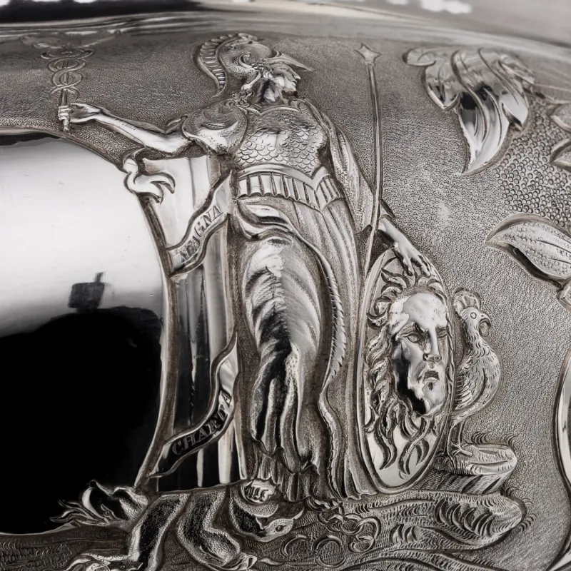 Pamono 19th Century Georgian Silver Magnificent Soup Tureen, Birmingham, 1827> Serving Dishes