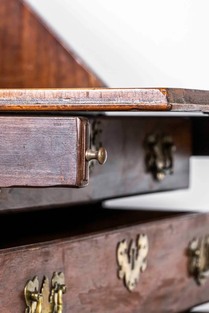 Hot Pamono 18th Century Georgian Walnut Bureau Secretary