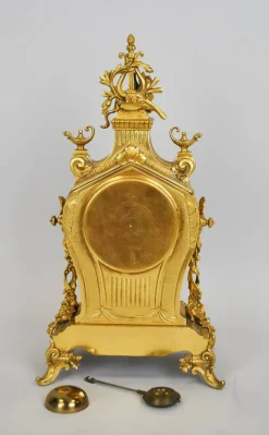 Best Pamono 19th Century Gilt Bronze Clock