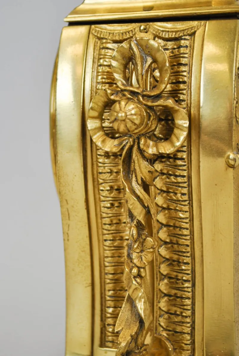 Best Pamono 19th Century Gilt Bronze Clock