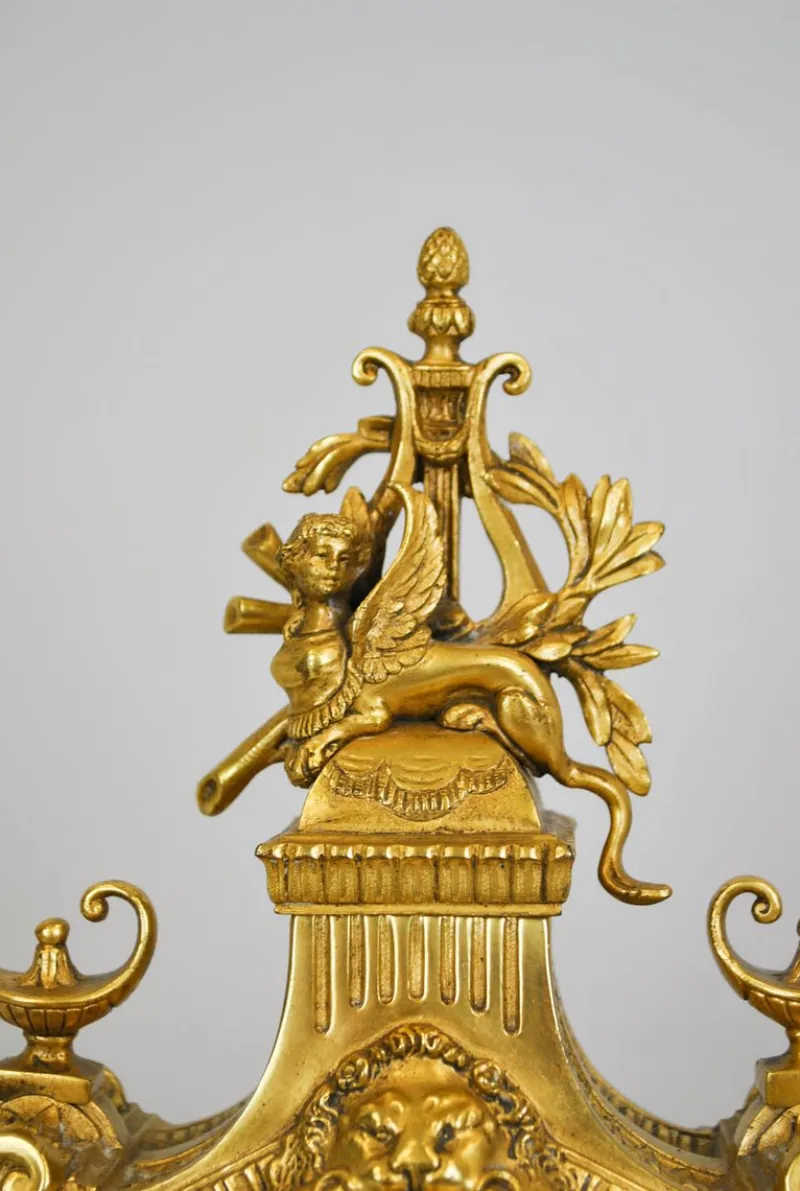 Best Pamono 19th Century Gilt Bronze Clock
