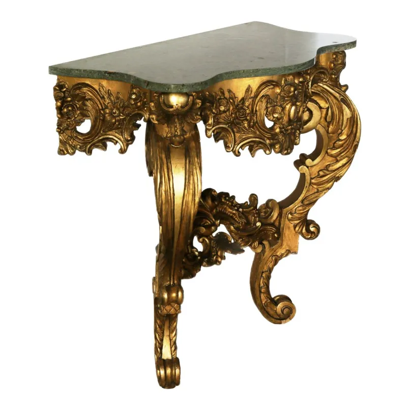 Online Pamono 19th Century Giltwood Console Table