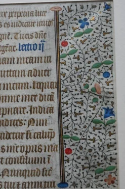 Pamono 15th Century Gothic Illuminated Manuscript Parchment><noscript><img width=