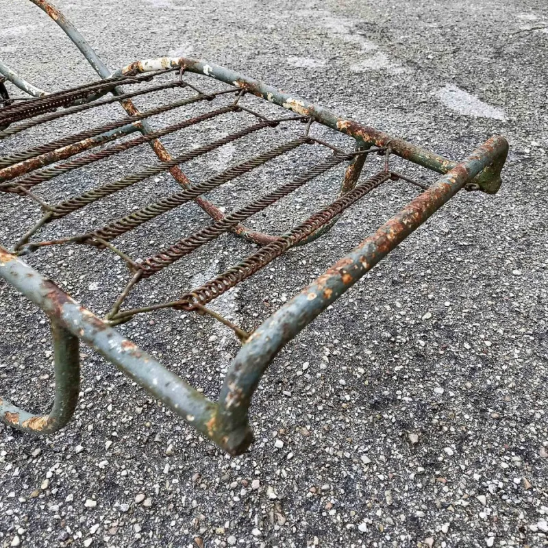 Best Pamono 20th Century Iron Garden Chaise Lounger