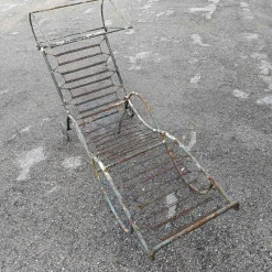 Best Pamono 20th Century Iron Garden Chaise Lounger