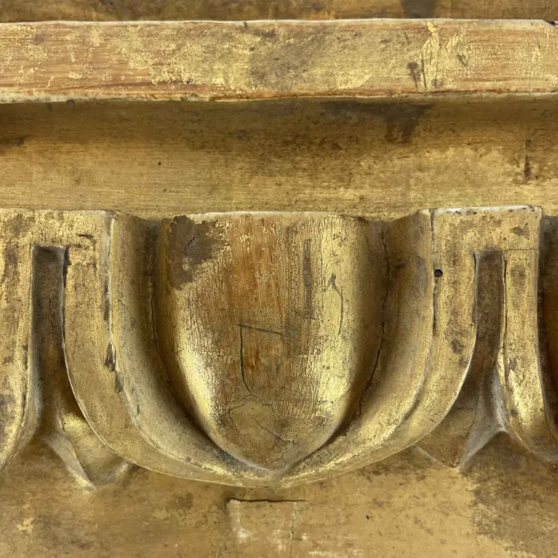 Discount Pamono 19th Century Italian Gilded Capitals with Corinthian-Ionic Carving, Set of 2