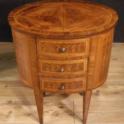 Pamono 20th Century Italian Inlaid Bedside Tables, 1950s, Set of 2><noscript><img width=