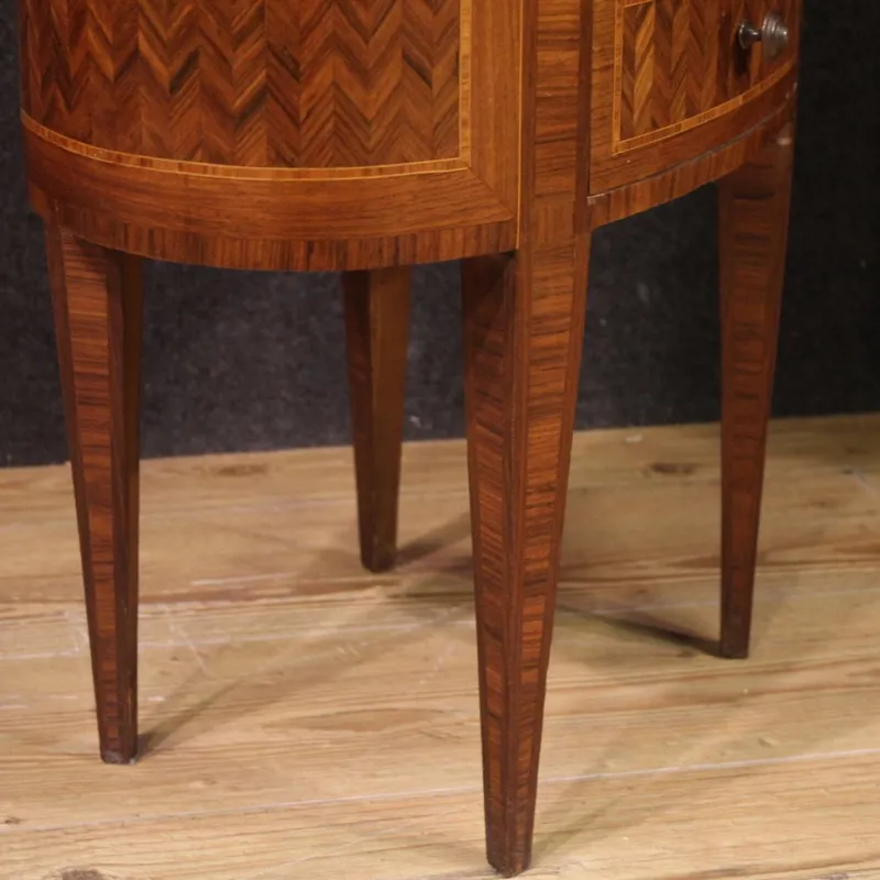 Pamono 20th Century Italian Inlaid Bedside Tables, 1950s, Set of 2> Nightstands