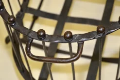 Pamono 17th Century Italian Iron and Bronze Cradle><noscript><img width=