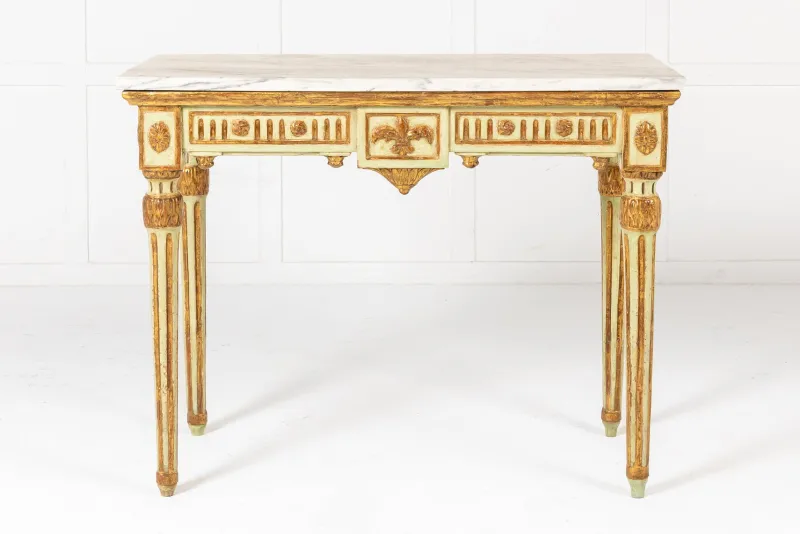 Pamono 18th Century Italian Painted Console Table> Console Tables