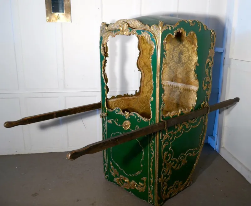 New Pamono 19th Century Italian Sedan Chair, 1850s