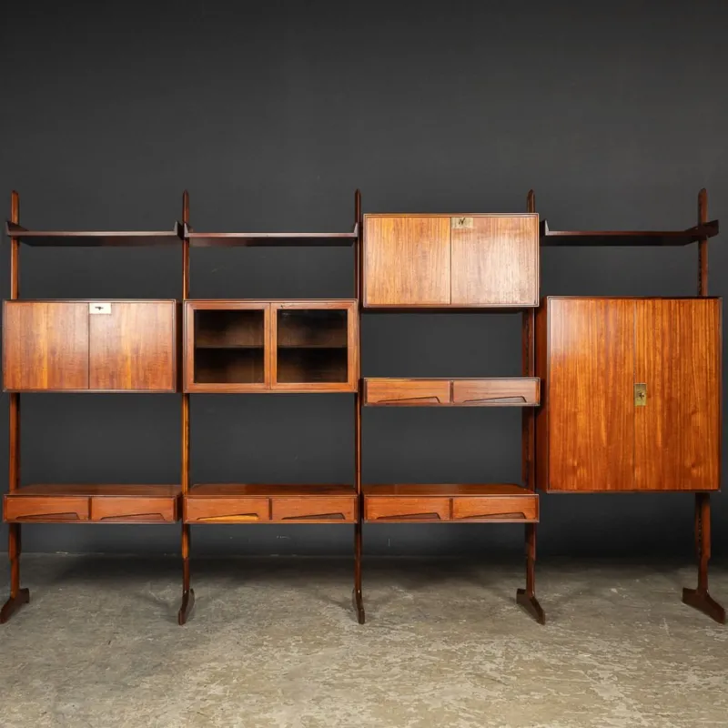 Hot Pamono 20th Century Italian Wall Unit or Room Divider by Vittorio Dassi, 1960s