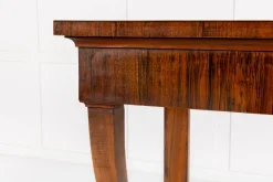 Pamono 19th Century Italian Walnut Console Tables, Set of 2