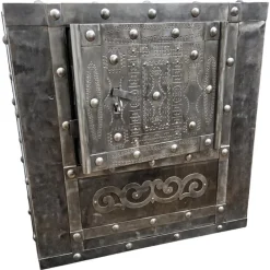 Pamono 18th Century Italian Wrought Iron Hobnail Safe> Cabinets & Wardrobes