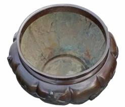Pamono 19th Century Japanese Bronze Planter, 1890s><noscript><img width=