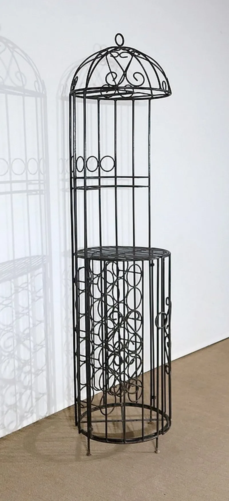 Pamono 20th Century Kiosk Wrought Iron Wine Bar> Racks, Hooks & Valets
