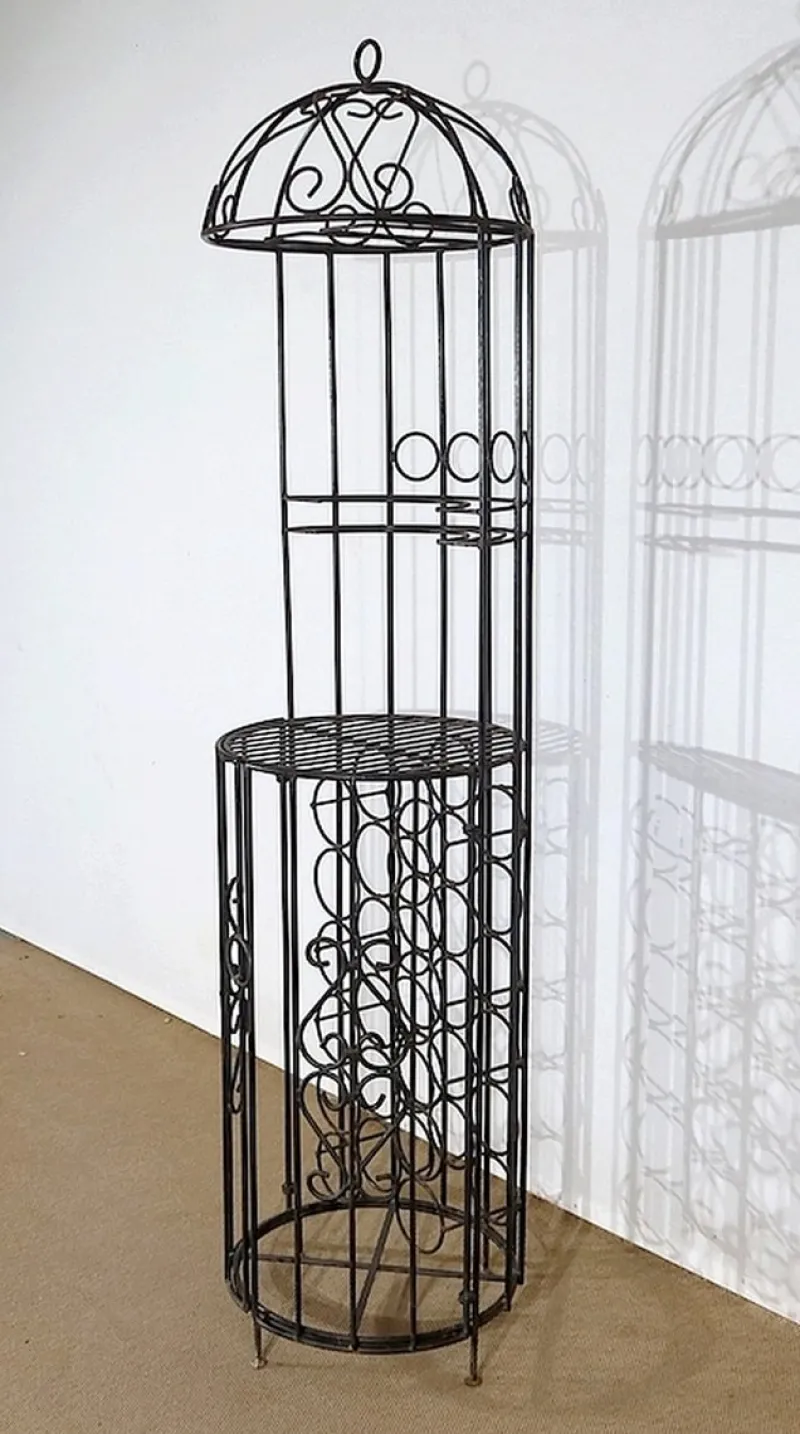 Pamono 20th Century Kiosk Wrought Iron Wine Bar> Racks, Hooks & Valets