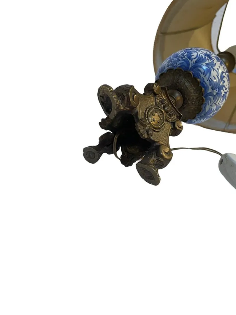 Pamono 20th Century Lamps in Ceramic and Bronze, Set of 2> Table Lamps