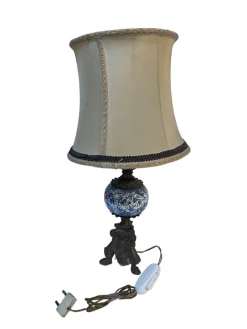 Pamono 20th Century Lamps in Ceramic and Bronze, Set of 2><noscript><img width=