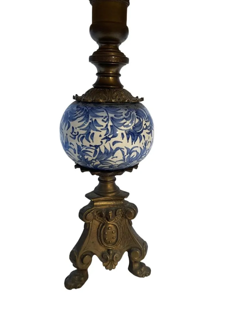 Pamono 20th Century Lamps in Ceramic and Bronze, Set of 2> Table Lamps