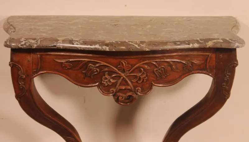 Online Pamono 18th Century Louis XV Console in Walnut