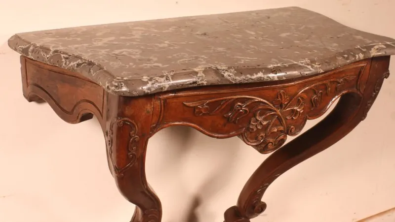 Online Pamono 18th Century Louis XV Console in Walnut