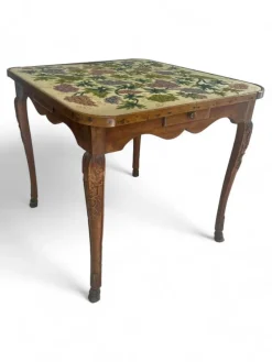 Pamono 18th Century Louis XV French Walnut Game Table Walnut, France, 1790s> Game Tables