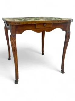Pamono 18th Century Louis XV French Walnut Game Table Walnut, France, 1790s> Game Tables