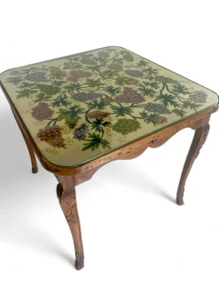 Pamono 18th Century Louis XV French Walnut Game Table Walnut, France, 1790s><noscript><img width=
