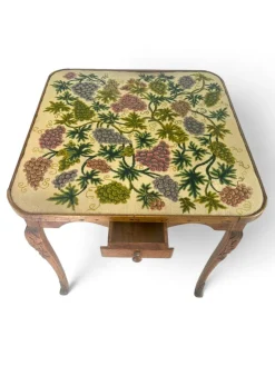 Pamono 18th Century Louis XV French Walnut Game Table Walnut, France, 1790s><noscript><img width=
