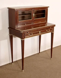 Pamono 19th Century Louis XVI Style Bonheur du Jour in Mahogany><noscript><img width=