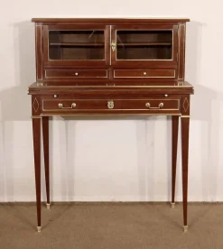 Pamono 19th Century Louis XVI Style Bonheur du Jour in Mahogany><noscript><img width=