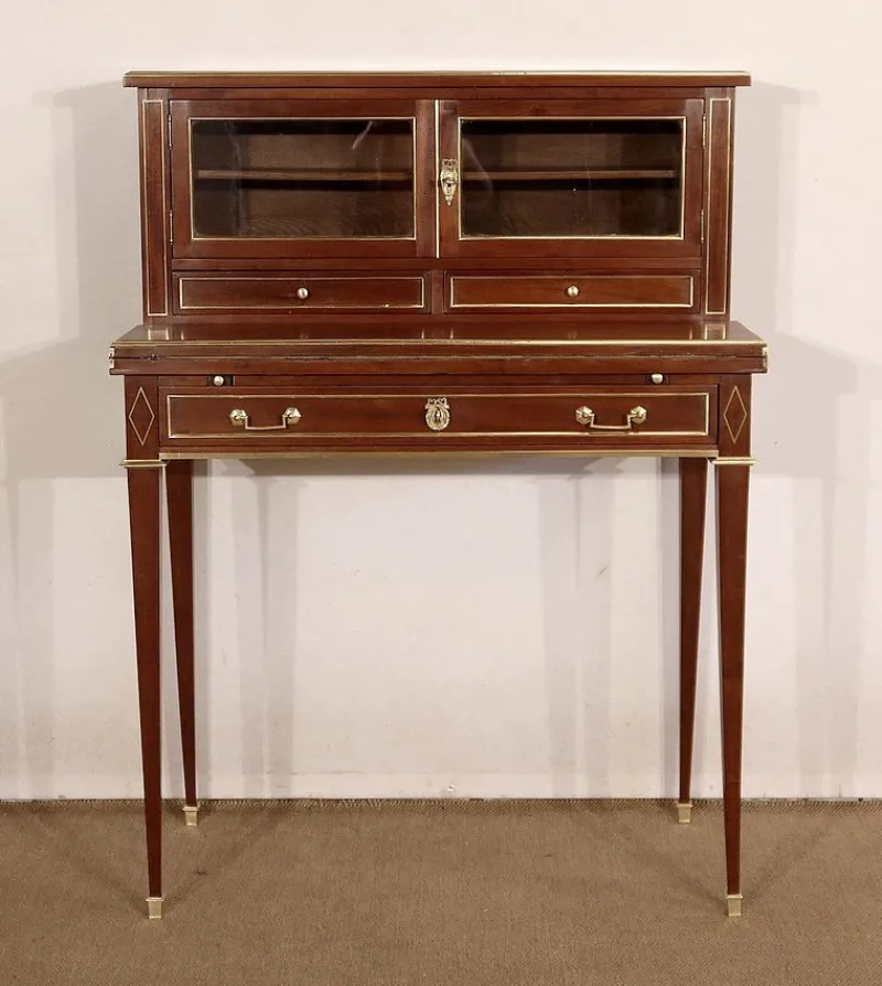 Pamono 19th Century Louis XVI Style Bonheur du Jour in Mahogany> Secretaires