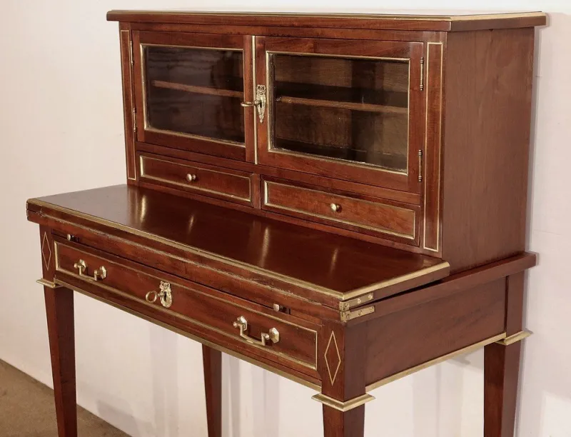 Pamono 19th Century Louis XVI Style Bonheur du Jour in Mahogany> Secretaires