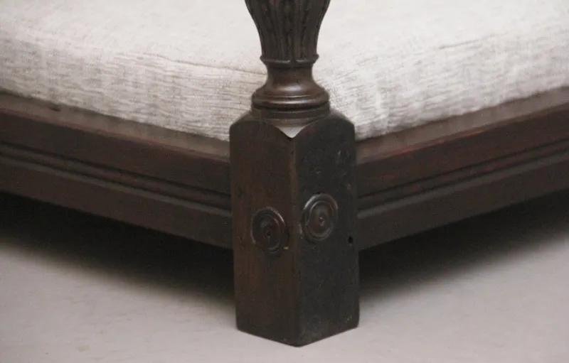 Pamono 19th Century Mahogany Dog Four Poster Bed, 1890s> Beds & Bedroom Sets