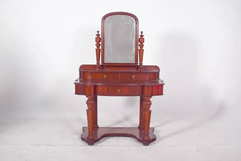 Best Pamono 19th Century Mahogany English Dressing Table, 1890s