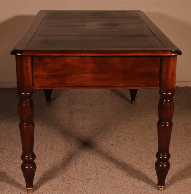 Pamono 19th Century Mahogany Two-Drawer Desk> Desks