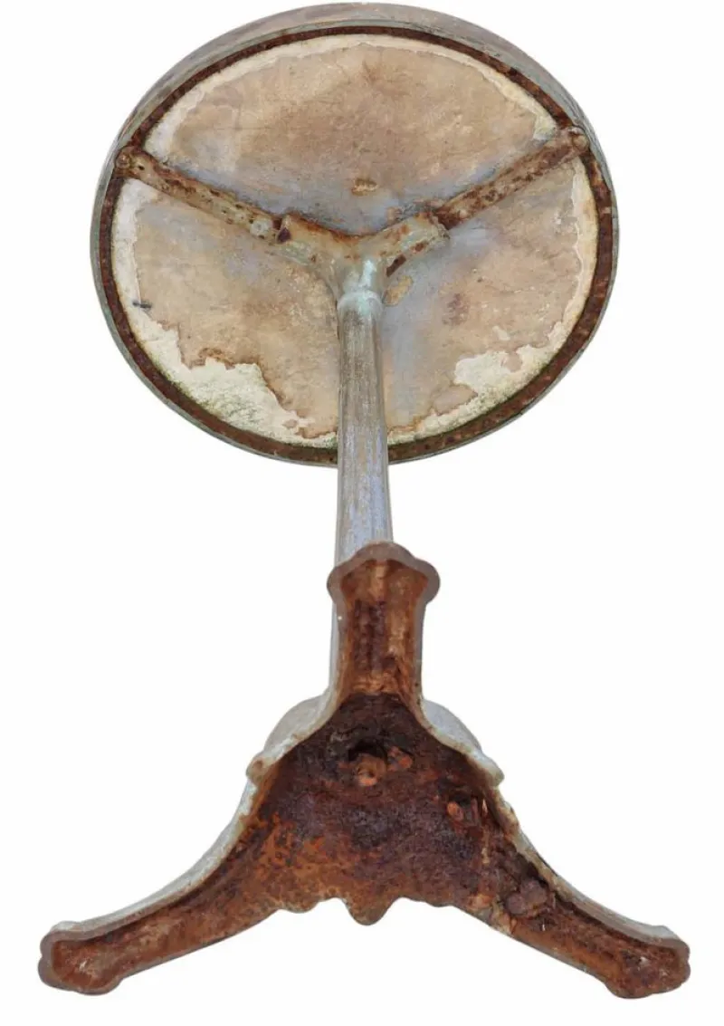 Outlet Pamono 19th Century Marble, Brass & Cast Iron Bistro Table, 1890s