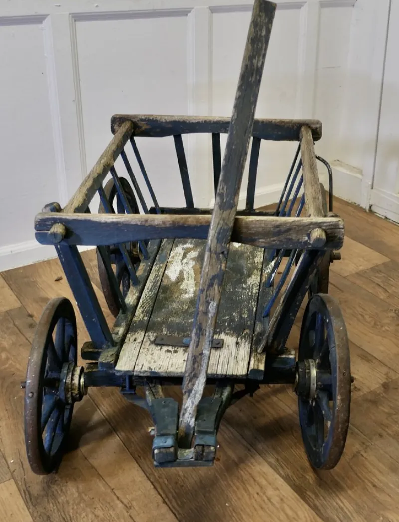 Pamono 19th Century Market Garden Hand Cart, 1890s> Serving Bar Carts & Trolleys