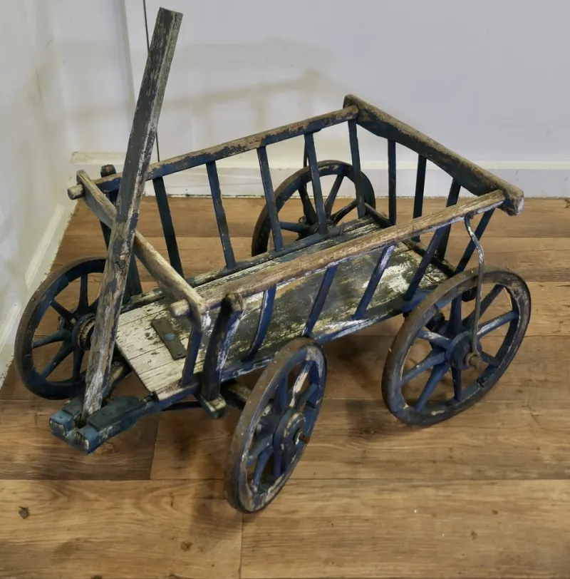 Pamono 19th Century Market Garden Hand Cart, 1890s> Serving Bar Carts & Trolleys