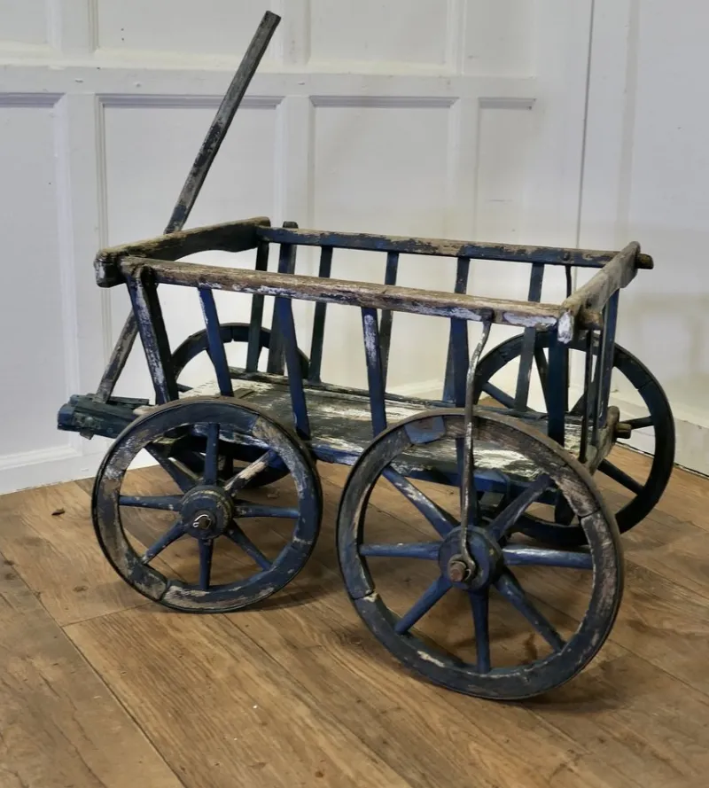 Pamono 19th Century Market Garden Hand Cart, 1890s> Serving Bar Carts & Trolleys