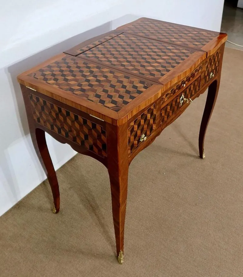 Pamono 18th Century Marquetry Dressing Table in Wood> Dressing Tables