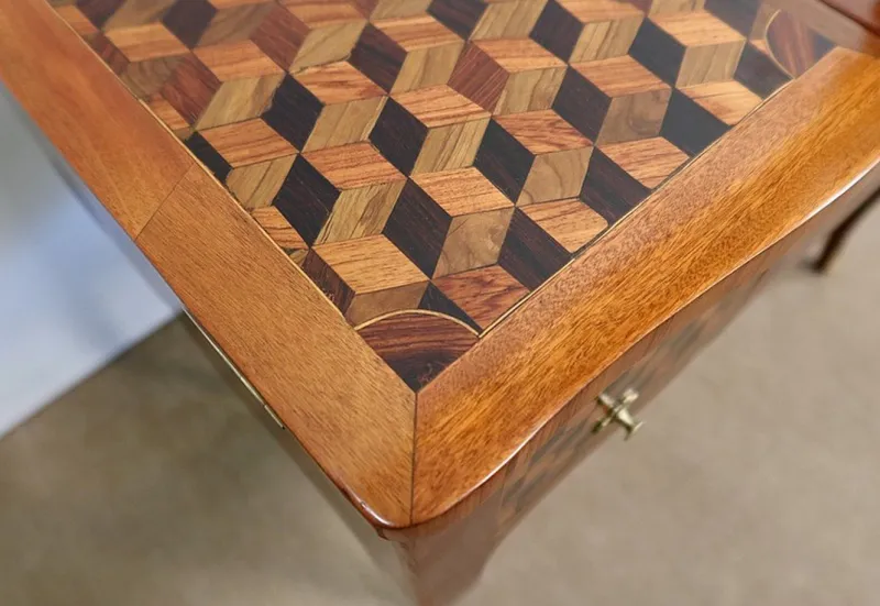 Pamono 18th Century Marquetry Dressing Table in Wood> Dressing Tables