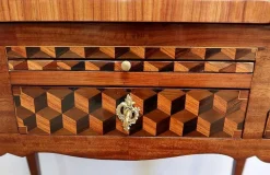Pamono 18th Century Marquetry Dressing Table in Wood><noscript><img width=