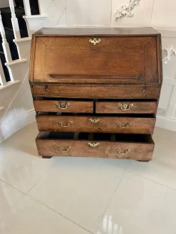 Discount Pamono 17th Century Oak Bureau with Interior, 1680s