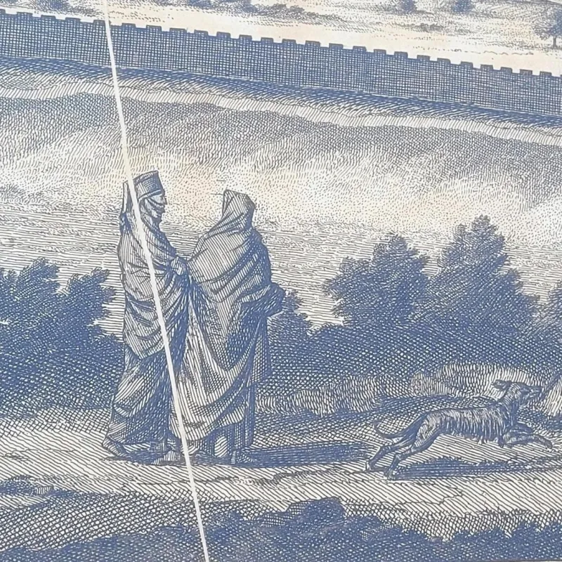 Outlet Pamono 19th Century Panoramic Views of Jerusalem in Scio, Framed Engravings, Set of 2