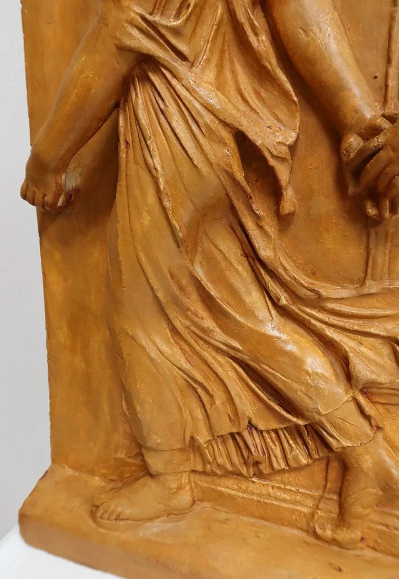 Pamono 19th Century Plaster High-Relief Sculpture Borghese Dancers> Architectural Elements