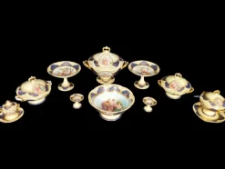 Pamono 19th Century Porcelain Tableware Service, Set of 108><noscript><img width=