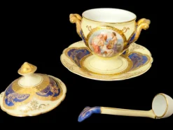 Pamono 19th Century Porcelain Tableware Service, Set of 108><noscript><img width=